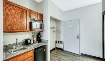Day room with kitchen at Quality Inn & Suites Liberty Lake - Spokane Valley.