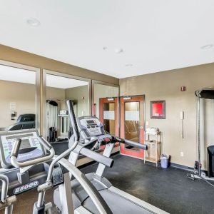 Fitness center at Quality Inn & Suites Liberty Lake - Spokane Valley.