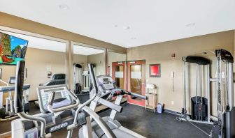 Fitness center at Quality Inn & Suites Liberty Lake - Spokane Valley.