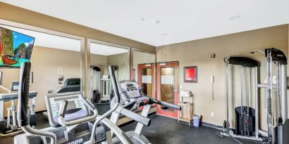 Fitness center at Quality Inn & Suites Liberty Lake - Spokane Valley.