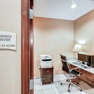 Business center at Quality Inn & Suites Liberty Lake - Spokane Valley.