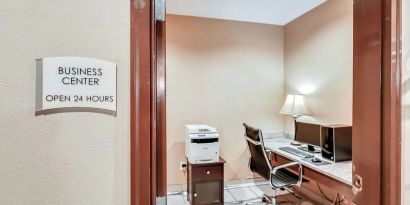 Business center at Quality Inn & Suites Liberty Lake - Spokane Valley.