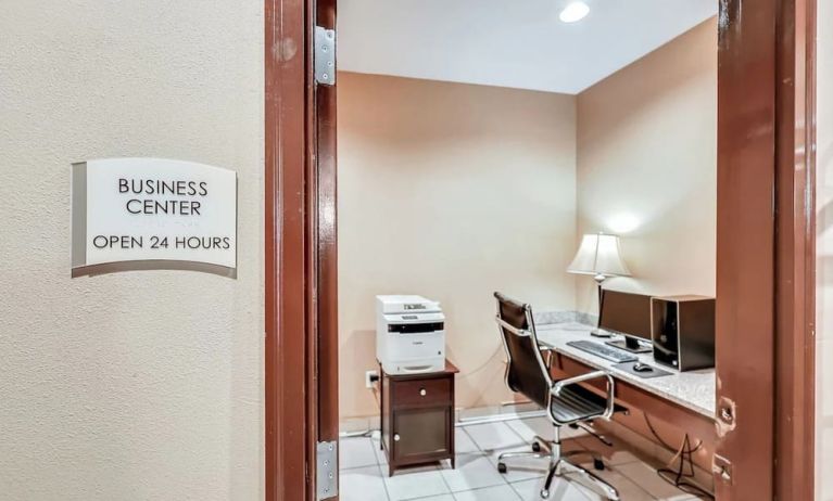 Business center at Quality Inn & Suites Liberty Lake - Spokane Valley.