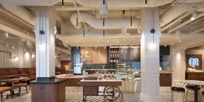 On-site restaurant at The Clift Royal Sonesta.
