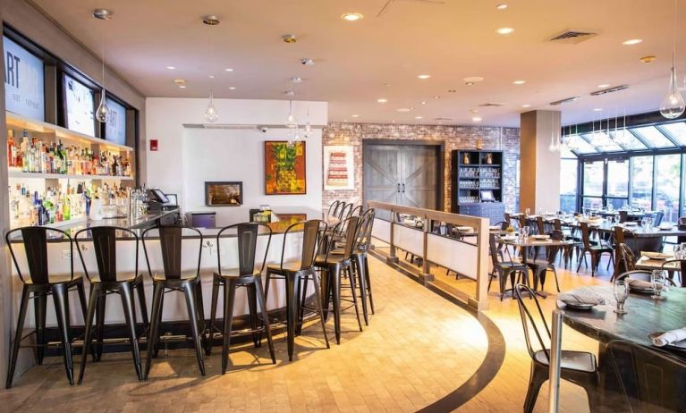 On-site bar at Royal Sonesta Boston.