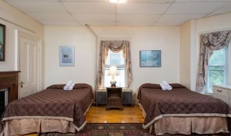 Bright and spacious day use twin room at The Farrington Inn.