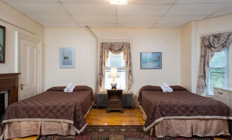 Bright and spacious day use twin room at The Farrington Inn.