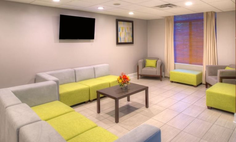 Comfortable lobby lounge at Holiday Inn Belcamp - Aberdeen Area.