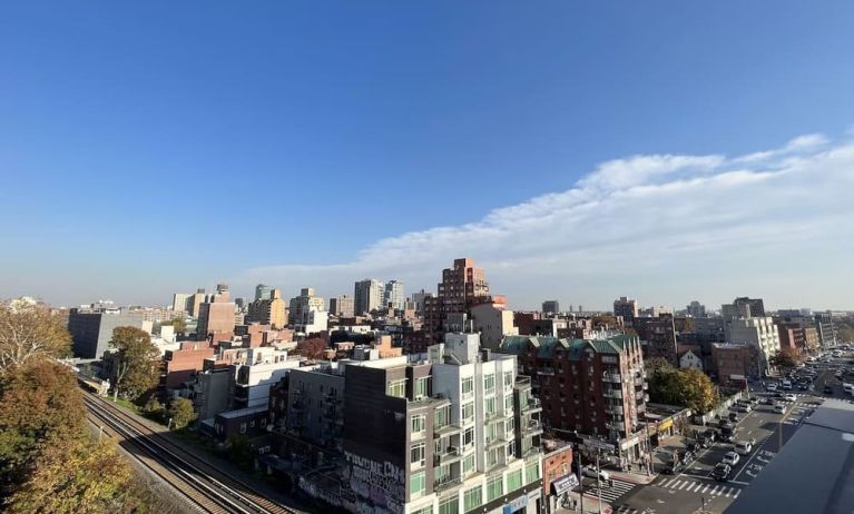 View from room at Starlight Hotel.
