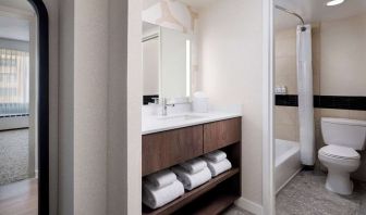 Private guest bathroom at Sonesta ES Suites Chicago Downtown Magnificent Mile - Medical.