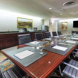 Meeting room at DoubleTree By Hilton Tulsa-Downtown.
