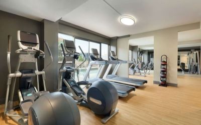 Fitness center at DoubleTree By Hilton Albuquerque.