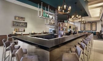 Hotel bar at DoubleTree By Hilton Albuquerque.