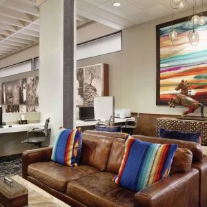 Business center available at DoubleTree By Hilton Albuquerque.