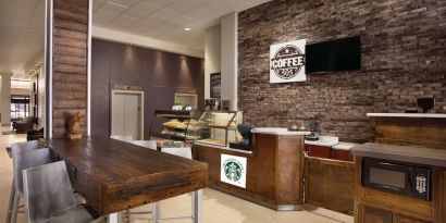 Coffee shop at DoubleTree By Hilton Albuquerque.