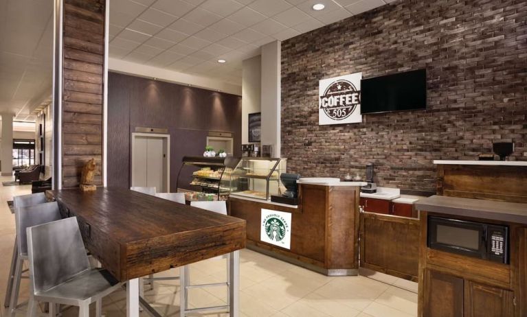 Coffee shop at DoubleTree By Hilton Albuquerque.