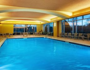 Refreshing indoor pool at Embassy Suites By Hilton Hampton Convention Center.