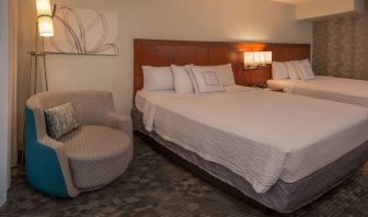 Day use twin room at Sonesta Select Arlington Rosslyn.