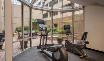 Fitness center at Sonesta Select Arlington Rosslyn. 