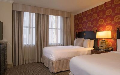 Day use twin room at The Stephen F Austin Royal Sonesta Hotel.