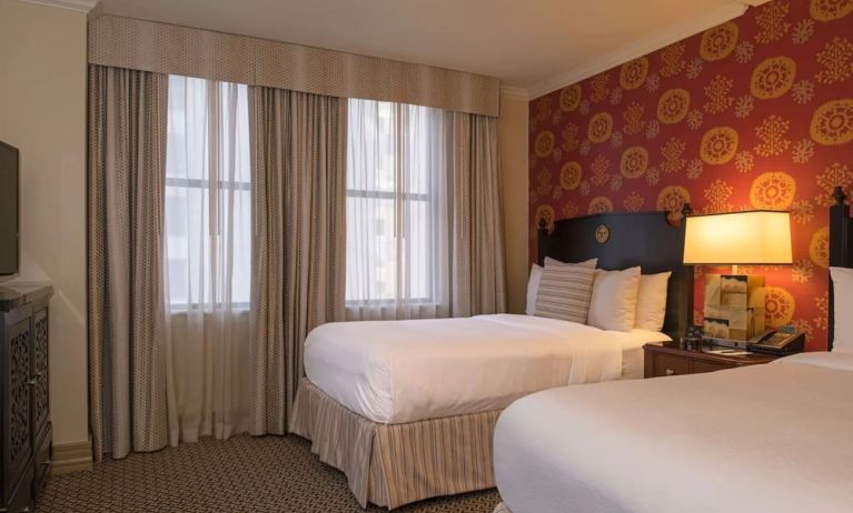 Day use twin room at The Stephen F Austin Royal Sonesta Hotel.