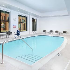 Relaxing indoor pool at Hilton Garden Inn Memphis Downtown.