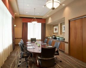 Bright-lit meeting room at Embassy Suites By Hilton Nashville South Cool Springs.