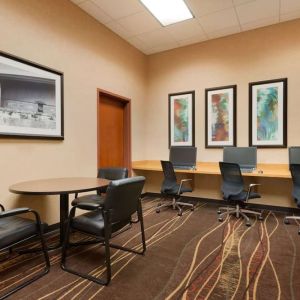 Business center at Embassy Suites By Hilton Nashville South Cool Springs.