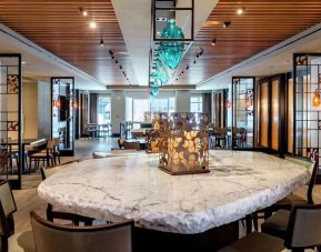 Dining area at New York Hilton Midtown.