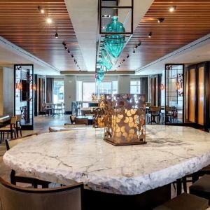 Dining area at New York Hilton Midtown.