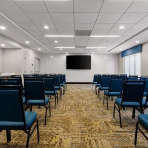 Spacious meeting room at Hampton Inn & Suites Schererville.