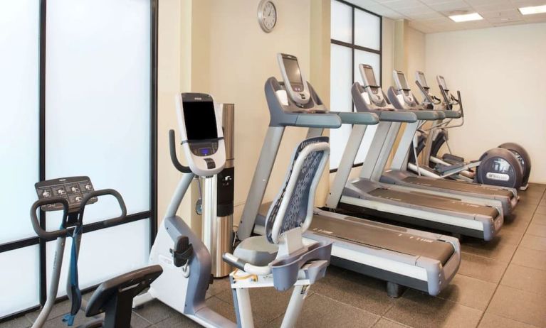 Fitness center at Embassy Suites By Hilton Seattle-North-Lynnwood.
