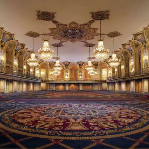 Breathtaking banquet hall at Hilton Chicago.