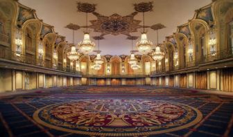 Breathtaking banquet hall at Hilton Chicago.