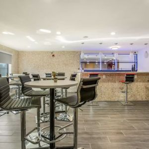 Coworking lounge at The Leo Collection, An Ascend Collection Hotel.
