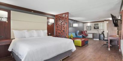 Day use room with living area at The Leo Collection, An Ascend Collection Hotel.