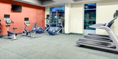 Fitness center at Hampton Inn & Suites By Hilton Atlanta Perimeter Dunwoody.