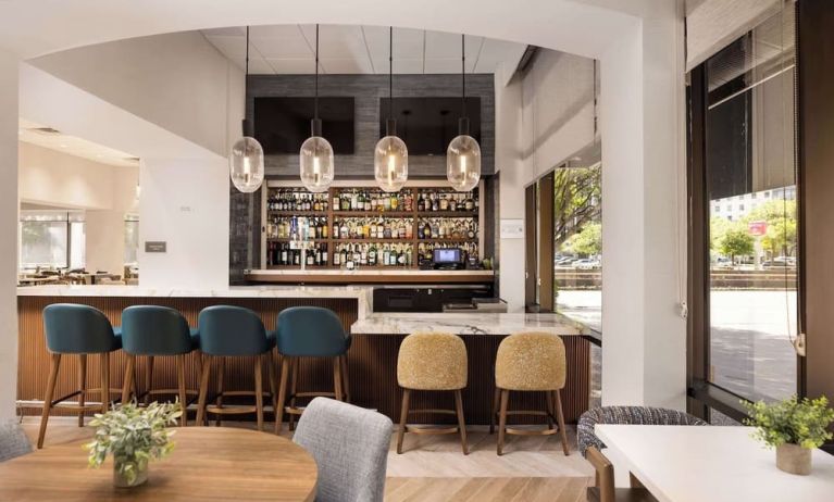 Hotel bar at Doubletree By Hilton Houston Medical Center Hotel & Suites.