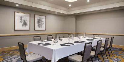 Professional meeting room at New York Hilton Midtown.