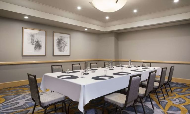 Professional meeting room at New York Hilton Midtown.