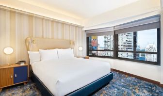 Bright and spacious day use room at New York Hilton Midtown.