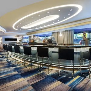 On-site bar at New York Hilton Midtown.