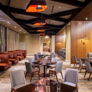 On-site restaurant at Hilton Minneapolis.