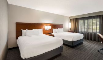 Bright and spacious day use twin room with work desk at Sonesta Select San Jose Airport.
