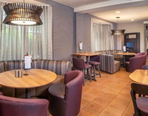 Lobby workspace with comfortable seating at Sonesta Select Allentown Bethlehem Airport.
