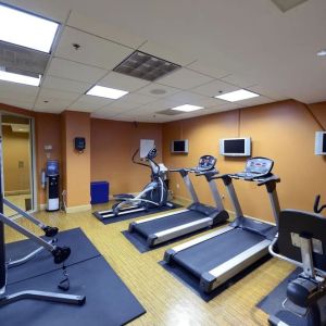 Fitness center at Beacon Hotel.