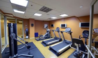 Fitness center at Beacon Hotel.