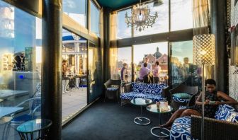 Rooftop bar at Beacon Hotel.