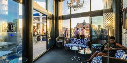 Rooftop bar at Beacon Hotel.