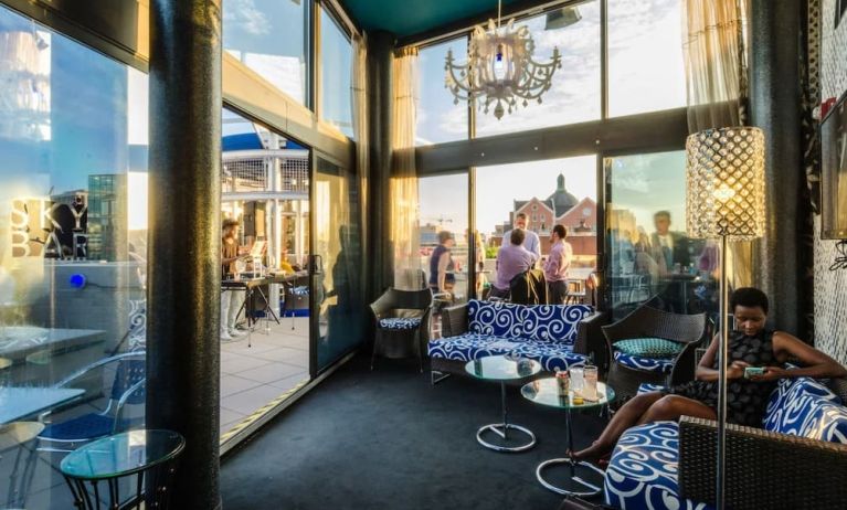 Rooftop bar at Beacon Hotel.